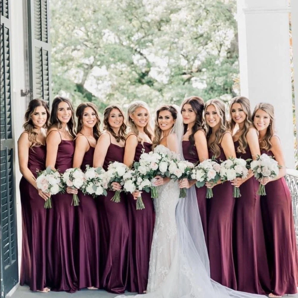 mahogany bridesmaid dress Mahogany